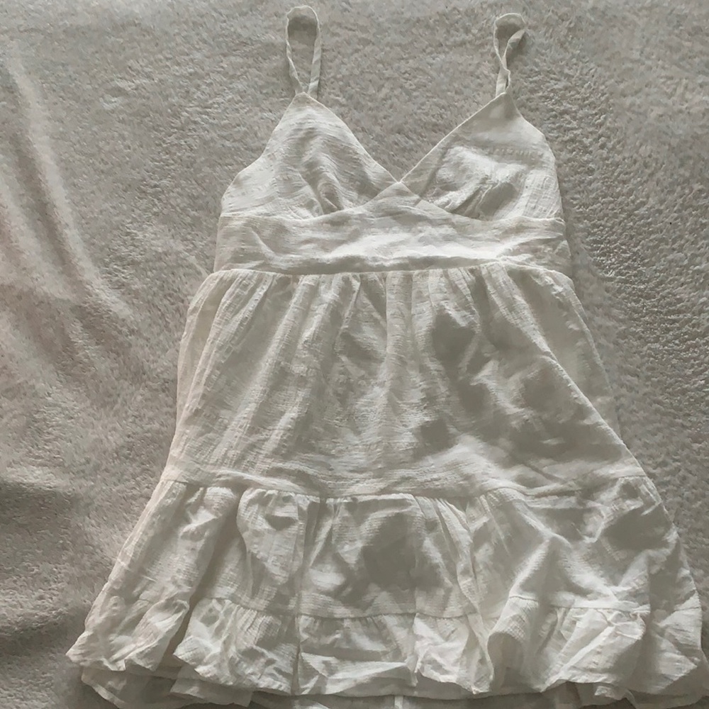 Forever 21 white spaghetti-strap dress